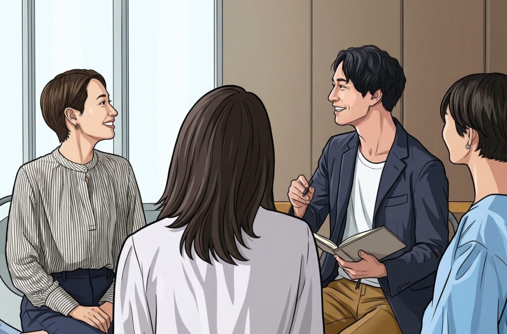 グループワークをする人たち